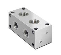 Manifolds Idraulico Tipo L In Alluminio, Porte BSP, 2 - 9 Stazioni