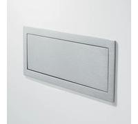 MANIGLIA 9107 A INCASSO MM.154X56 ARGENTO 7 - Ferrero Ferramenta