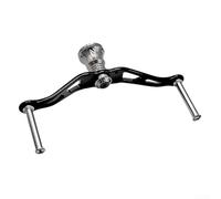 Maniglia a bilanciere da 95 mm per mulinelli da pesca Daiwa CNC in alluminio aeronautico adatto per FUEGO TATULA EXCELER CALDIA PROREX AGGREST 7 colori manopola sicura leggera 17,7 g (grigio)