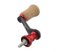 Maniglia a bilanciere singolo in fibra di carbonio per Shimano For-Stradic, per Stella, per Sahara, For-Vanquish e Twin Power per mulinelli da filatura, lunghezza 70 mm, impugnatura in sughero in