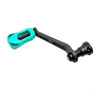 Maniglia a bilanciere singolo per DAIWA per FUEGO 70 mm in fibra di carbonio con montaggio a vite e due cuscinetti per un funzionamento regolare (verde fluorescente)