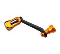 Maniglia a bilanciere singolo per DAIWA per FUEGO 70 MM in fibra di carbonio manopola con montaggio a vite e due cuscinetti per un funzionamento regolare (dorato)