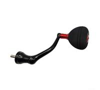 Maniglia a braccio singolo pieghevole leggera con manopola EVA per mulinelli SW5000 SW6000 utilizzati nelle regolazioni sul campo (rosso)