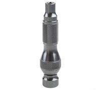 Maniglia a cricchetto in lega di alluminio per 6 punte esagonali da 35 mm con funzione di cambio rapido e testa magnetica per l'uso in elettricisti e lavori di riparazione