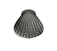 Maniglia a forma di conchiglia in lega di zinco per armadi e cassetti, adatta per la camera dei bambini e pomelli funzionali per porte di mobili (latta antica)