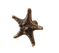 Maniglia A Forma Di Stella In Lega Di Zinco, For Mobili Da Cucina, Stile Oceano, Pomello In Argento