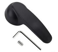 Maniglia a leva cromata per rubinetti vasca 13001400 progettata per mantenere l'orientamento della maniglia delle specifiche OEM e i limiti di corsa angolari (nero)