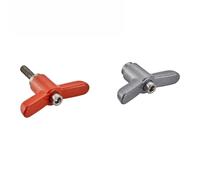 Maniglia a leva di bloccaggio regolabile da 2 pezzi M4 M5 M6, maniglia con perno a T tipo pulsante manopola a cricchetto filettatura maschio o femmina(M6*20 Male)