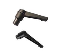 Maniglia a leva di serraggio filettata, Dado della maniglia di bloccaggio regolabile da M4 a M16 in acciaio al carbonio, confezione 2(M5(2PCS))