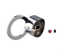 Maniglia a leva in lega di zinco per rubinetti del lavello, finitura cromata, sostituisce maniglie vecchie o rotte negli impianti igienici (5#)