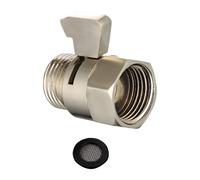 Maniglia a leva liscia funzionamento su valvola di spegnimento soffione doccia o