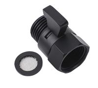 Maniglia a leva liscia funzionamento su valvola di spegnimento soffione doccia o