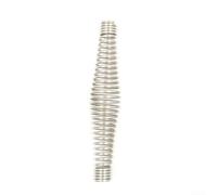 Maniglia a molla in acciaio inox 11/14 cm, impugnatura di ricambio resistente al calore per barbecue, stufe a legna e sportello (14 cm)