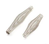 Maniglia a molla in metallo di lunga durata per barbecue, stufe e per fornace, manico di ricambio in acciaio inox per una maggiore durata (14 cm)