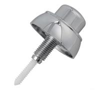 Maniglia a pulsante per cassetta WC in ABS cromato, compatibile con Siamp per Optima per 49, facile da installare per WC standard o rialzati (B)