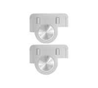 Maniglia a rullo originale da 2 pezzi, compatibile for ECOVACS DEEBOT T80S Omni / X11 PRO Omni, accessori for aspirapolvere pezzi di ricambio(Gray)