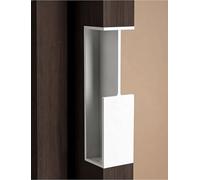 Maniglia A Scomparsa Per Porta Scorrevole, Anticollisione Integrata | Design Minimalista, Discreto, Vano Porta Scorrevole (Milk Length15cm)