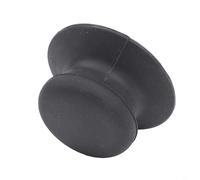 Maniglia a ventosa in silicone per coperchi di pentole e portapranzo, resistente al calore, design ergonomico, per interni ed esterni e da viaggio (nero)
