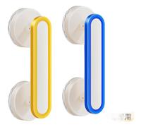 Maniglia a ventosa per ante in vetro, senza trapano, con tecnologia di blocco sottovuoto, materiale ABS, 16,5 x 5,0 x 4,5 cm, compatibile con superfici lisce come frigorifero, cassetto, finestra e