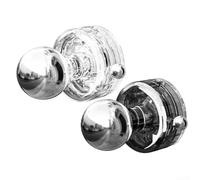 Maniglia a ventosa riutilizzabile con installazione non perforata, design impermeabile e antiscivolo, per porte scorrevoli in bagno e cucina, set da 2