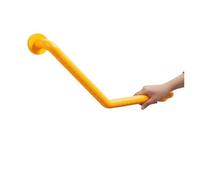 Maniglia Accessori di sicurezza for il bagno con corrimano, da 135 gradi, barra sostegno antiscivolo for WC, maniglia in acciaio inossidabile senza barriere per Doccia(Yellow 42cm)