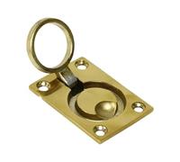 Maniglia ad anello di sollevamento a filo quadrato for boccaporto incassato for barche con placcatura in ottone, maniglia ad anello di sollevamento a filo, boccaporto da ponte