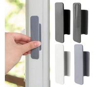 Maniglia adesiva per porta 2 pezzi, maniglia per cassetto multipurpose, tirare su armadio autoadesivo senza foratura coppia nera,coppia bianca,coppia grigia,Fibbia a mano bianca,Fibbia a mano nera,Fib