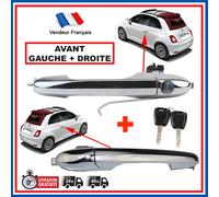 Maniglia All'Aperto Anteriore Sinistra e Destra per Fiat 500 500C Abarth 595