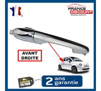 Maniglia All'Aperto Porta Anteriore Destra Pinze per Fiat 500 0.9 1.2 1.4 2007-