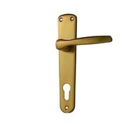Maniglia Alu con Placca in Alluminio Bronzato 90 mm 1 Paio Cod 148146