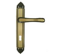 maniglia anodizzata serie Giglio quadro 8x70 mm bronzato porte finestre balconi