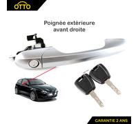 Maniglia Anteriore Destra Alluminio/Cromo per Alfa 147 156073259