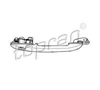 Maniglia anteriore Dx nero 111 278 TOPRAN per VW SEAT