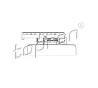 Maniglia anteriore Dx nero 721 723 TOPRAN per PEUGEOT 306 Hatchback 306