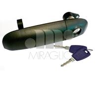MANIGLIA ANTERIORE SINISTRA FIAT PANDA 2012 S/CHIAVI NERA