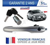 Maniglia Anteriore Sinistro Alfa Romeo 147 2000-2010 + Cilindro & Chiavi