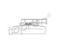 Maniglia anteriore Sx nero 722 647 TOPRAN per CITROËN XSARA XSARA Break