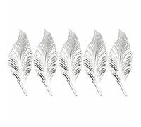 Maniglia antica a forma di foglia, maniglia per mobili da cucina, 5 pezzi, per armadio, armadio, armadio, credenza, maniglie per porte e cassetti