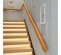 Maniglia antiscivolo da parete in legno da 1,2 m, per la sicurezza di casa e anziani, resistente, con staffa in metallo, ideale per esigenze di accessibilità
