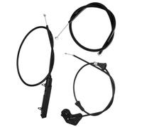 Maniglia Apertura Motore Compatibile Con BMW Per E46 325Ci 330Ci Per M3 2001 2002 2003 2004 2005 2006 3 Pezzi Auto Anteriore Posteriore Centrale Cavo Rilascio Del Fermo Del Cappuccio