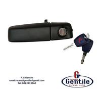 MANIGLIA APRI PORTA ESTERNA SINISTRA NERA FIAT PANDA DAL 2003 AL 2011 CON CHIAVE