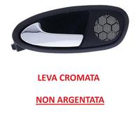 MANIGLIA APRIPORTA INTERNA ANT=POST SX PER SEAT ALTEA 2004 NERA C/LEVA CROMATA