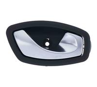 Maniglia apriporta interna nera leva satinata dx per Renault Laguna 10/2007-2015