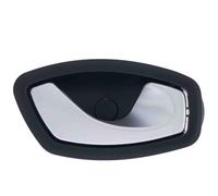 Maniglia interna nera con leva argento sx per Renault Laguna 10/2007-2015