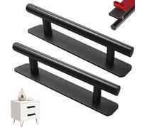 Maniglia Autoadesiva per Porta Scorrevole, 2 Pezzi Maniglie per Mobili, Maniglie Cucina Autoadesive, 150mm Alluminio, Forte Autoadesivo, Antiruggine e Durevole, per Mobili da Cucina, Bagni, Cassetti