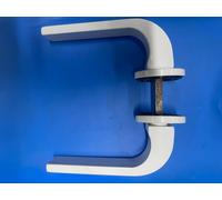 MANIGLIA BIANCA QUADRO 8 INFISSI ALLUMINIO 2 pz MANIGLIE PORTA LEGNO UNIVERSALE