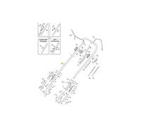 MANIGLIA BULLDOG MP2 GRIGIO ASTR.+IMP.'17 ORIGINALE STIGA - 381007578/1