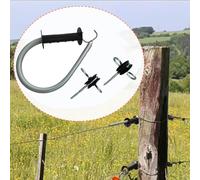 Maniglia Cancello Recinzione Elettrica con Molla Kit Cancello in Ferro Zincato