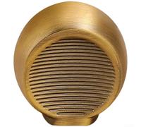 Maniglia Cassetto Antica 2pz Design Classico Elegante(E) | Finitura bronzo per antico, lega di zinco robusta, montaggio singolo foro, per stile classico, 2 pezzi