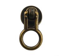 Maniglia circolare in lega di zinco con principi di design retrò per armadi, armadi e cassetti frontali in ambienti funzionali